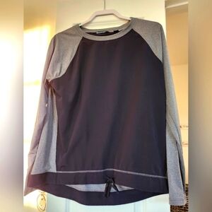 Cutter & Buck womens navy and gray pullover size large